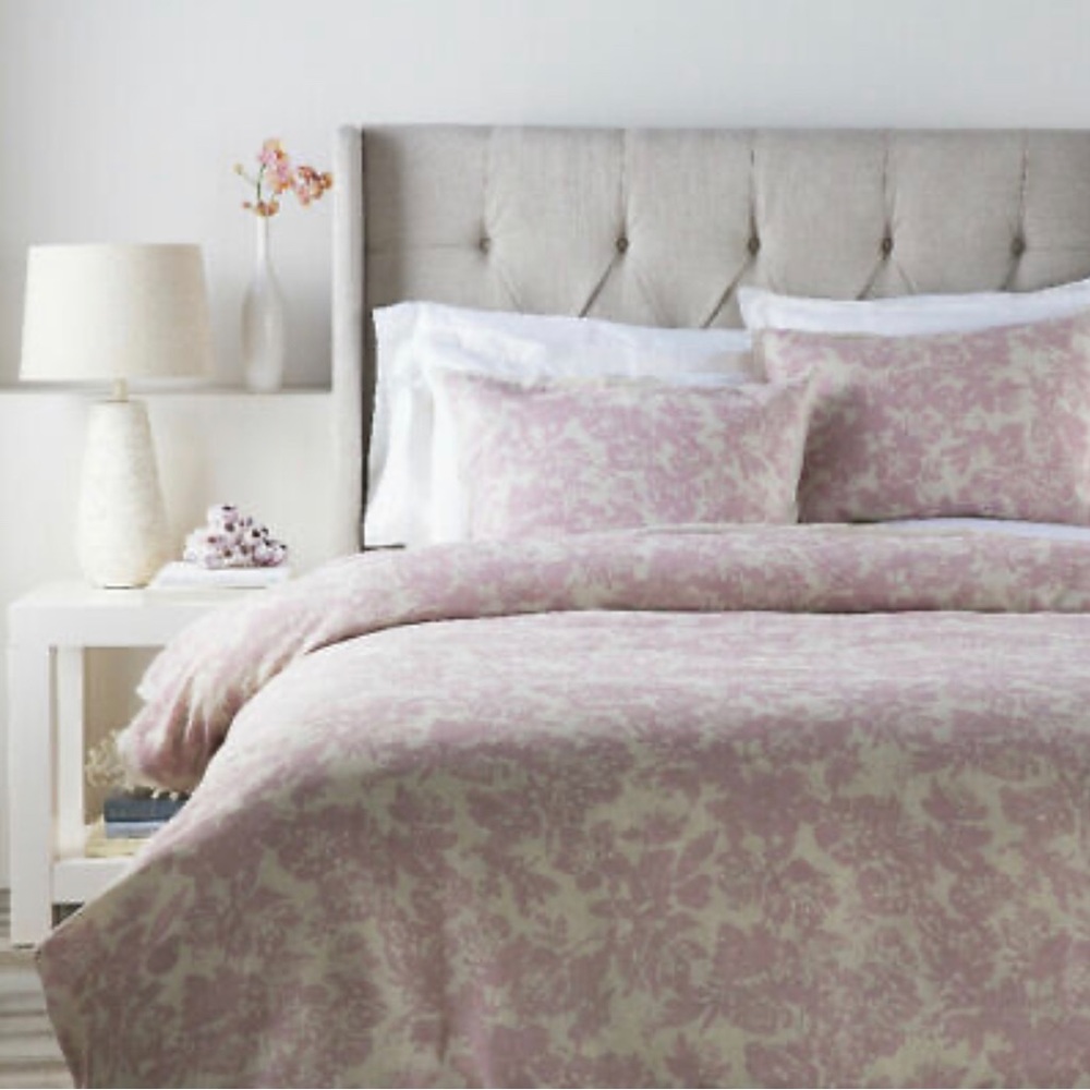 Surya Clara Rough Luxe Collection Twin Duvet Set